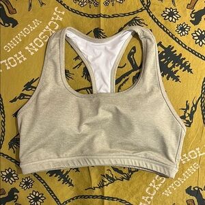 Fleo Seneca Gray and Nora Racerback Sports Bra